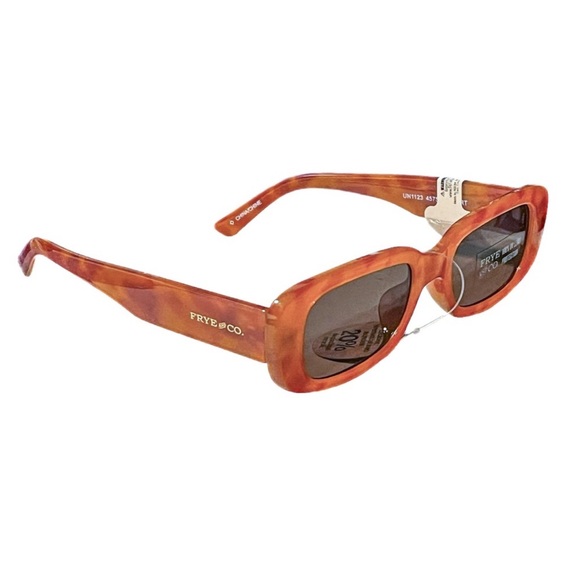 Frye & Co. Women’s Tortoise Rectangular 100% UV Lens Protection main image 13